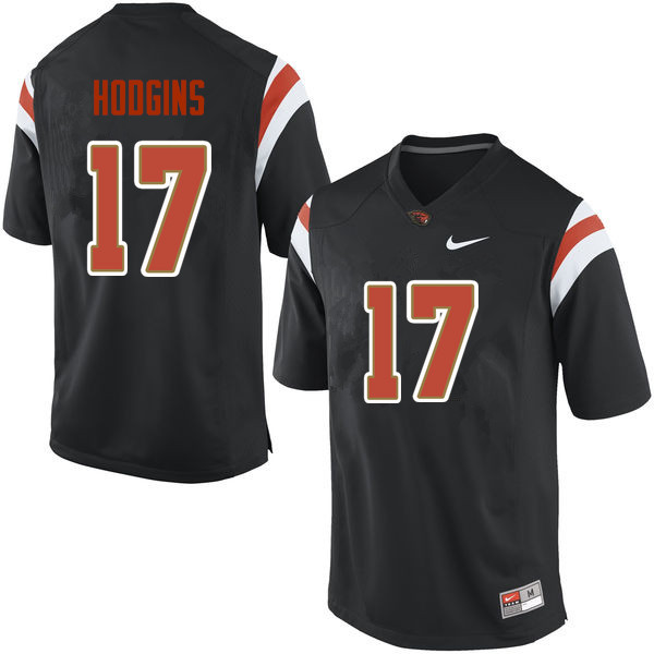 Youth Oregon State Beavers #17 Isaiah Hodgins College Football Jerseys Sale-Black